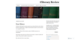 Desktop Screenshot of cliteraryreview.com