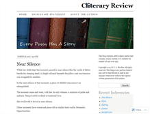 Tablet Screenshot of cliteraryreview.com